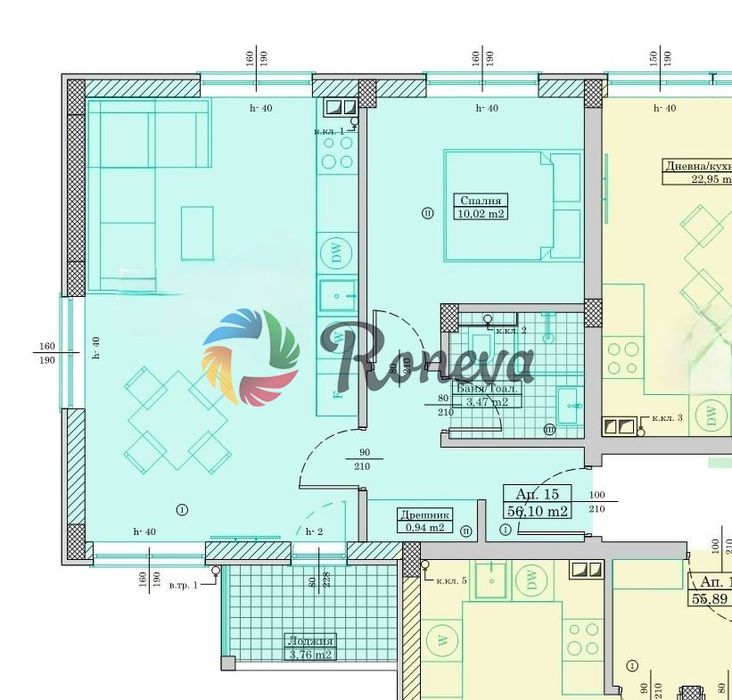 2-стаен, Нова сграда, Варна-м-т Пчелина