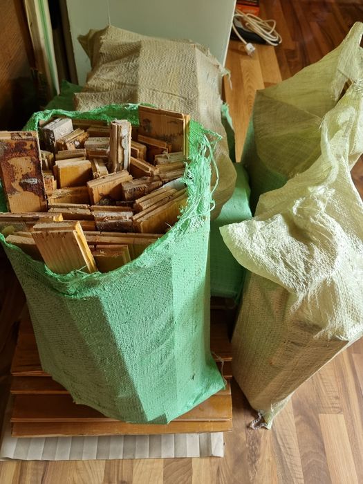 Старый паркет на доски