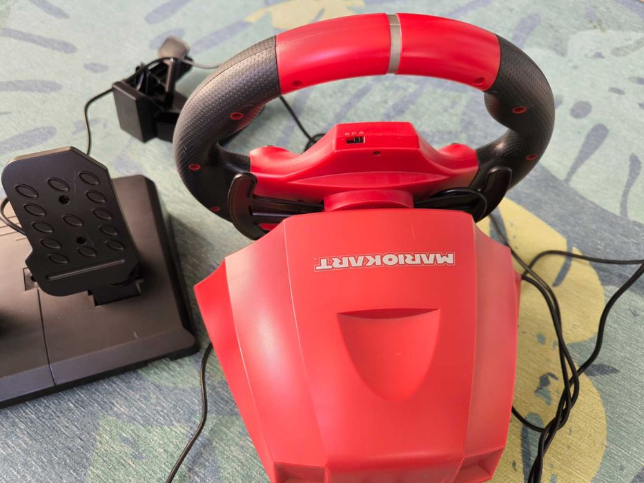 Волан с педали HORI - Pro Deluxe, Mario Kart (Nintendo Switch/PC)
