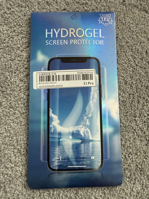 Folie protectie ecran din sticla/ spate hidrogel  Apple Iphone 11 Pro