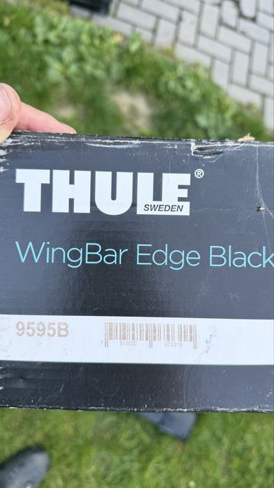 Bare transversale Thule Wingbar Edge Black pentru BMW 5-serie Touring F21 su X5 F15 + Snowpack
