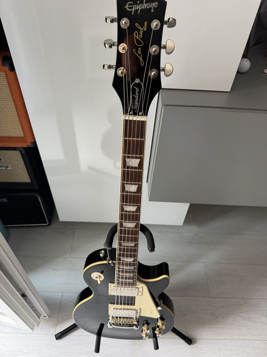Chitara Ephiphone Les Paul Standard-Black ca nouă recent reconditiona