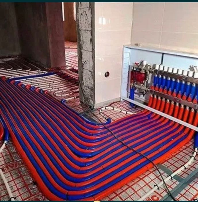 Отопление тепловой пол, электрик