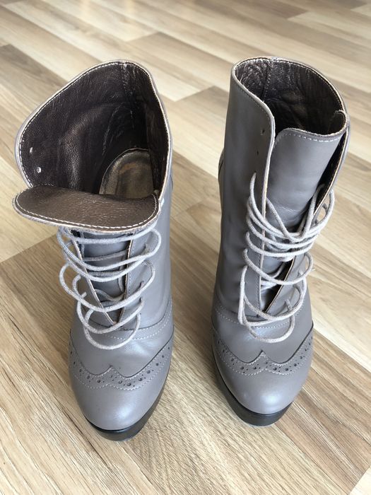 Botine piele naturala