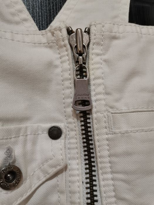Бял гащеризон Calvin Klein Jeans