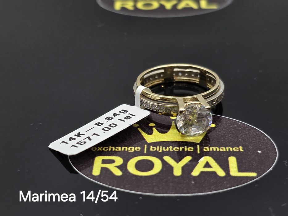 Bijuteri Royal: Inel aur 14k/3.84 gr