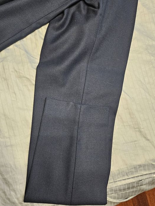 Pantaloni Massimo Dutti, lana, bleumarin,noi, 36