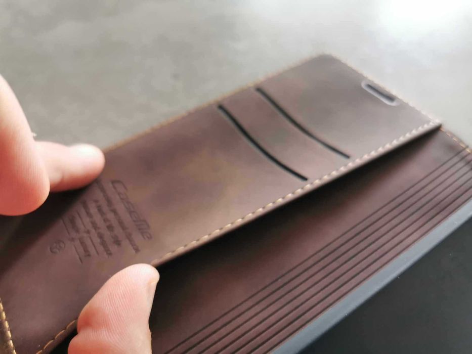 Husa piele de calitate pentru Samsung iPhone Oppo Xiaomi tip carte