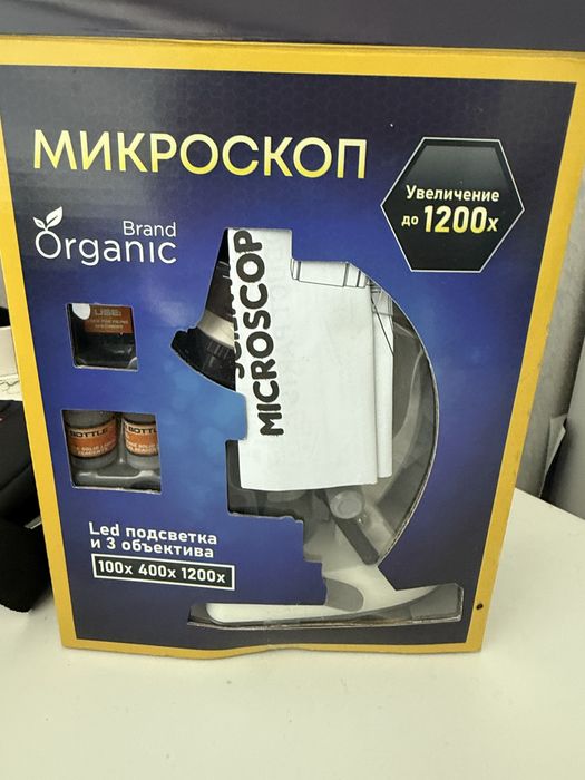 микроскоп детский  5000тенге новый