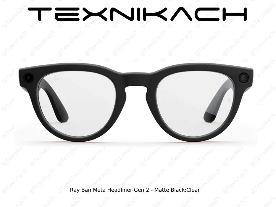 Ray Ban Meta Headliner Gen 2 - Matte Black/Clear!!