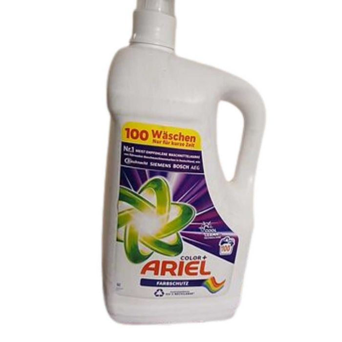 Течен перилен препарат Ариел 5 литра. 100 пранета. Германия
