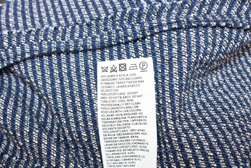 Weekend Max Mara дамско сако синьо райе памук 36 S