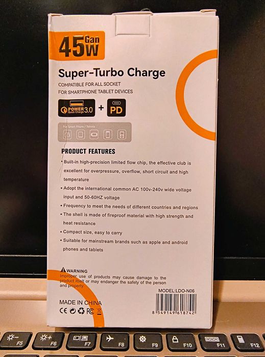 Incarcator super fast charger 45W GaN