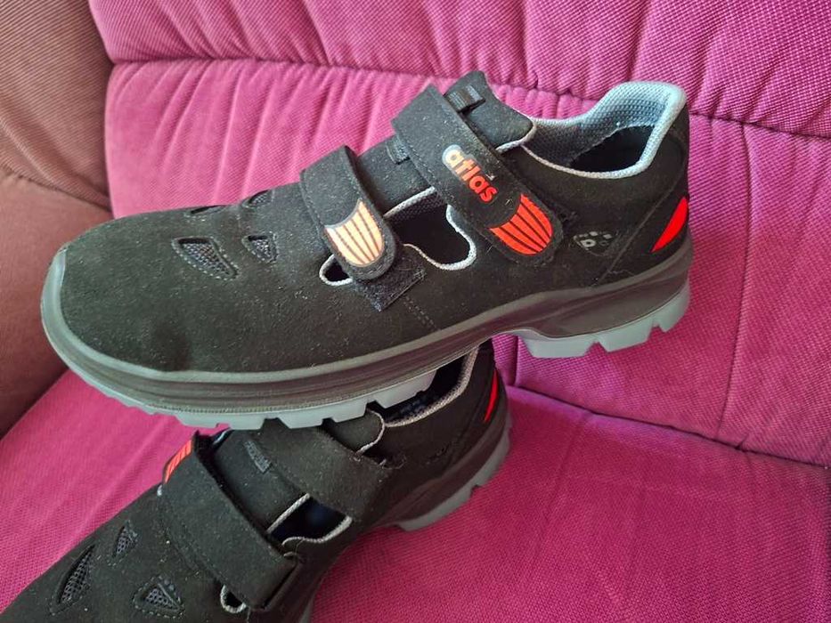 Pantofi de vara ATLAS SL 36 Red S1 ESD gen UVEX marimea 44