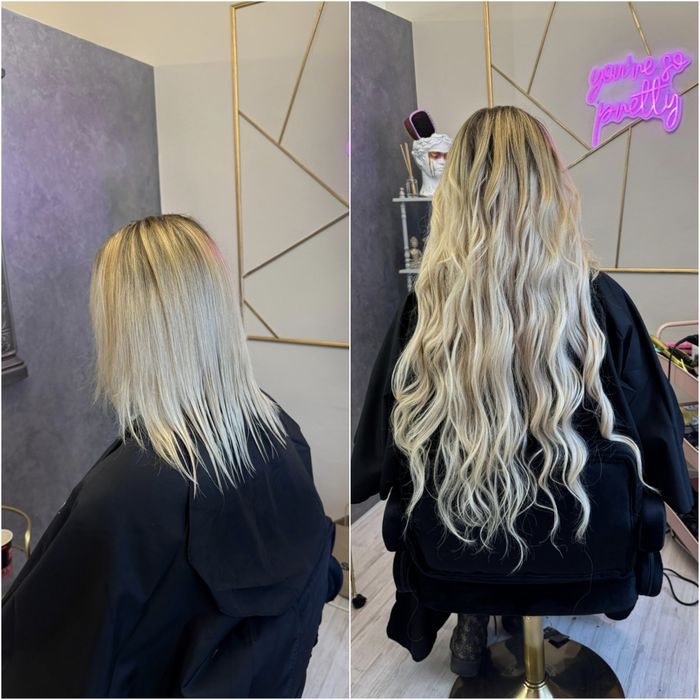 Extensii de par natural cheratina microring