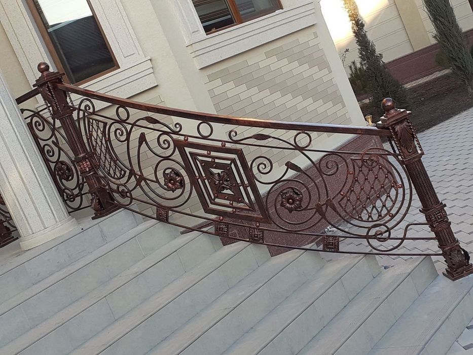 Darvoza panjara Ҳай-тек навес ворота решодка 
Сифат ва услуб бир жойда