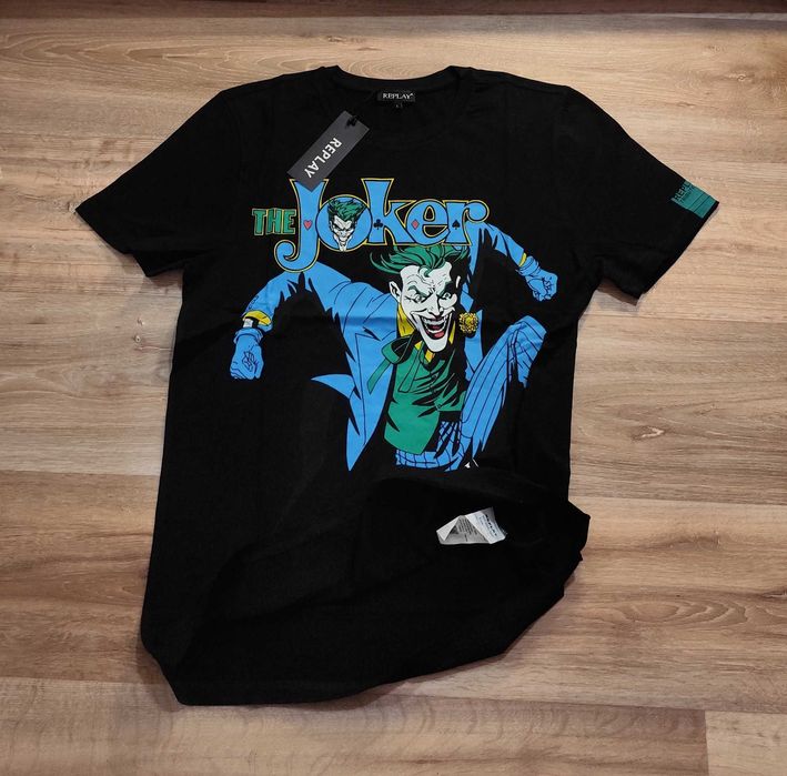 Мъжка фланелка тениска блуза Joker replay