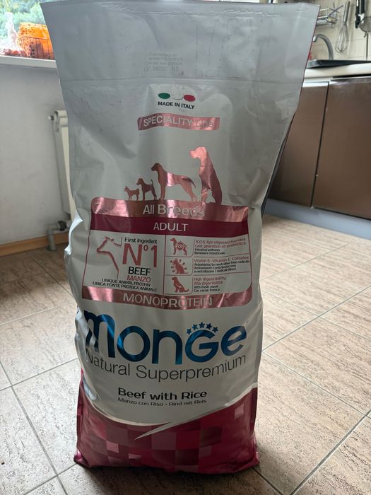 Собачий корм Monge