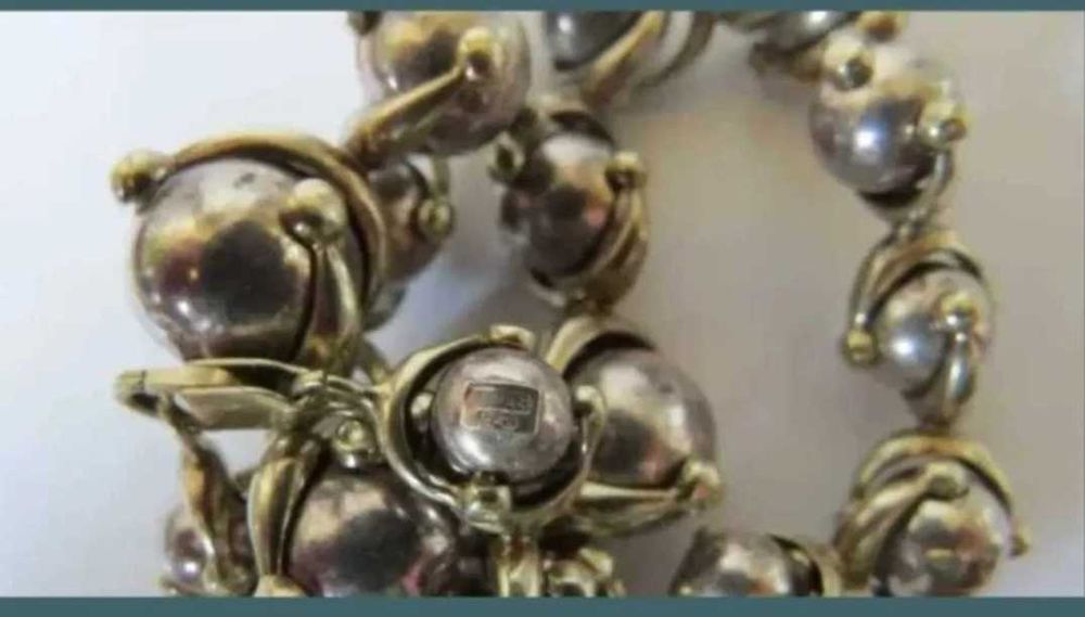 Lant, colier argint masiv