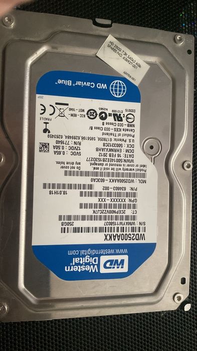 Hard disk de 250 gb