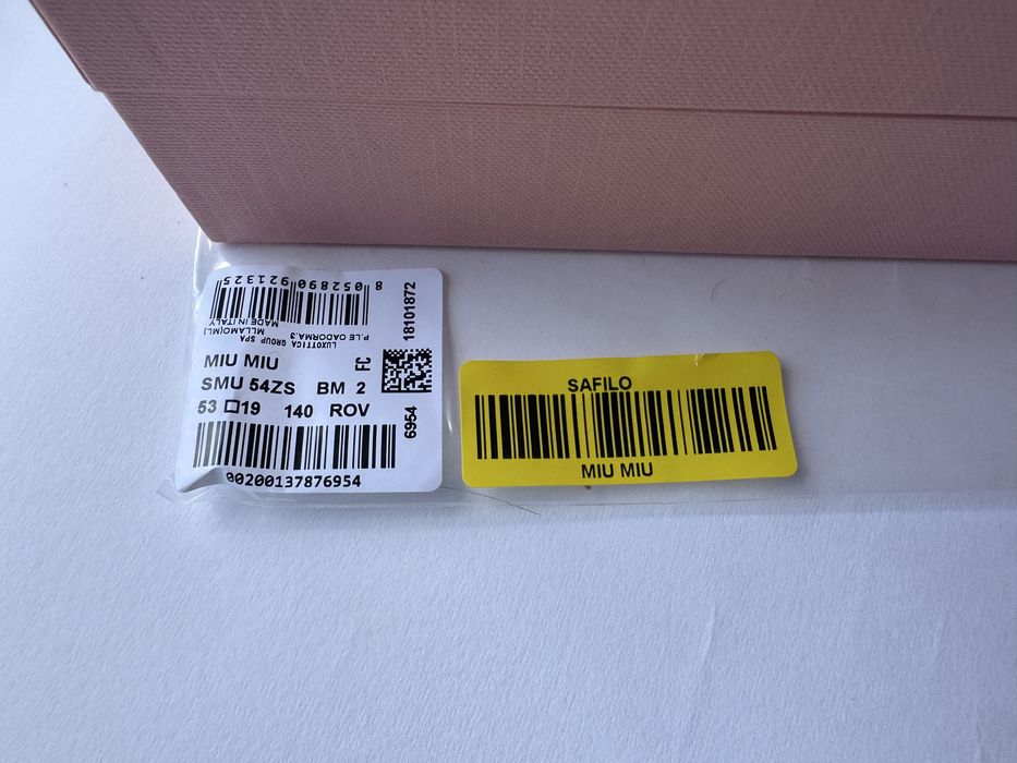 Ochelari de soare Miu Miu SMU 54ZS ZVN-70D 53-19 140, Noi