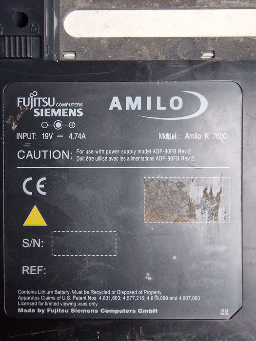 Laptop Fujitsu Siemens