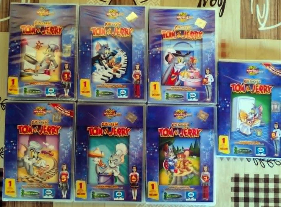 Colectie DVD Tom si Jerry, Stan si Bran, Capodoperele Teatrului Romanesc, sigilate