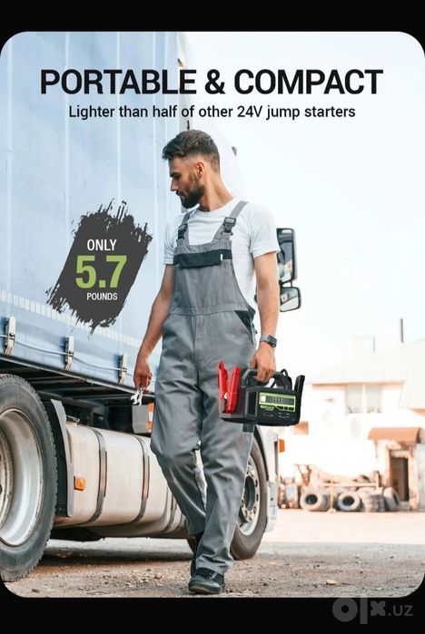 Бесплатно Доставка город Ташкент YESPER MONSTER START N1 6000A 36400mA