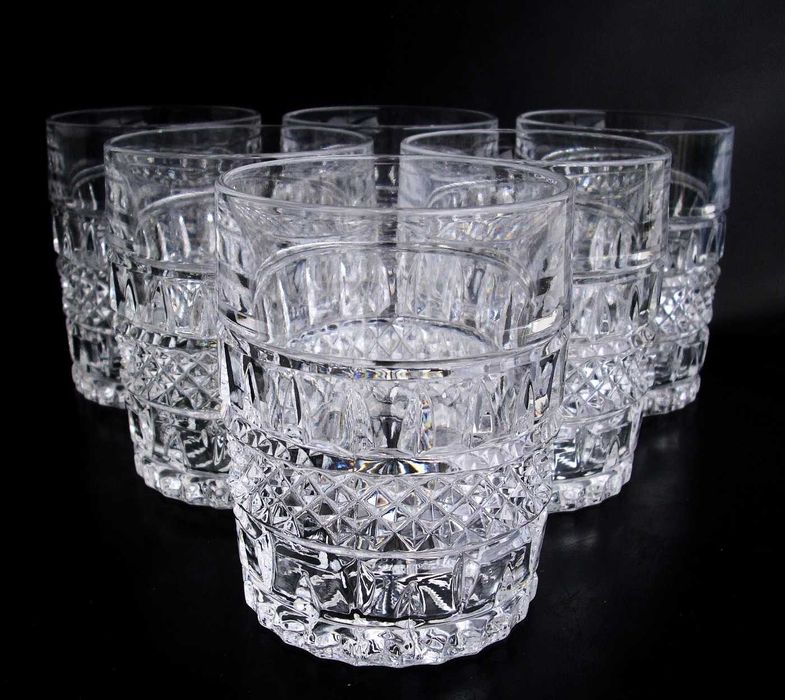 Луксозни чаши за уиски чешки кристал Бохемия