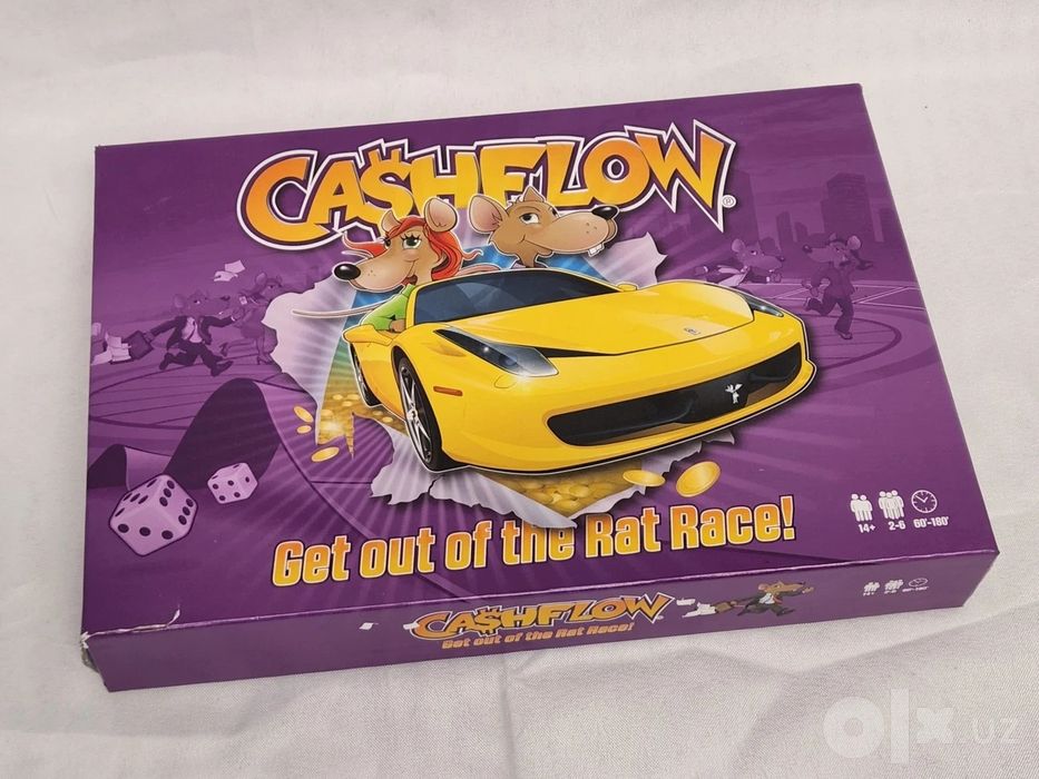 Настольная игра Cashflow, денежный поток. Новая. Доставка 24/7