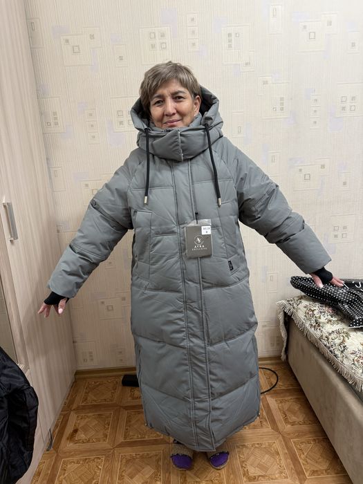 Зимняя куртка макси длина