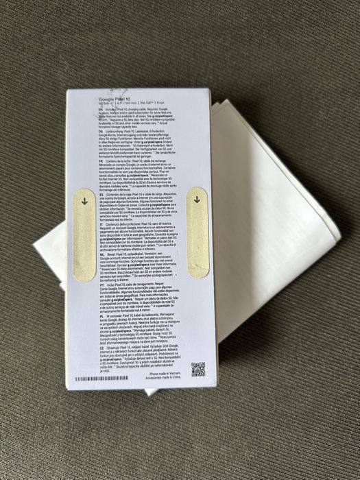 Google Pixel 10 5g 256Gb 12Gb Ram 24 m Гаранция