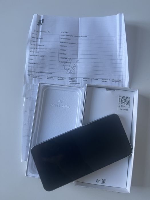 КАТО НОВ!!! Продавам Galaxy a55 128gb БЯЛ
