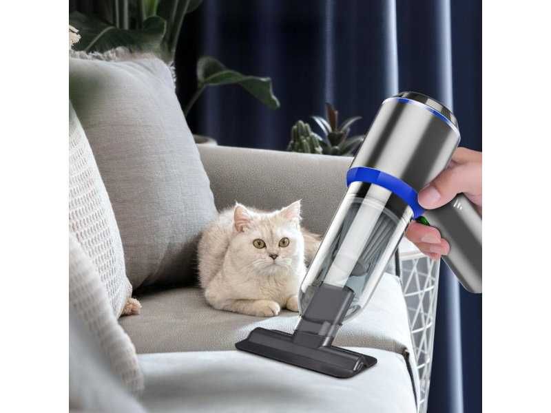 Преносима Мини Прахосмукачка Qeensun ST-6653Plus, 18000Pa