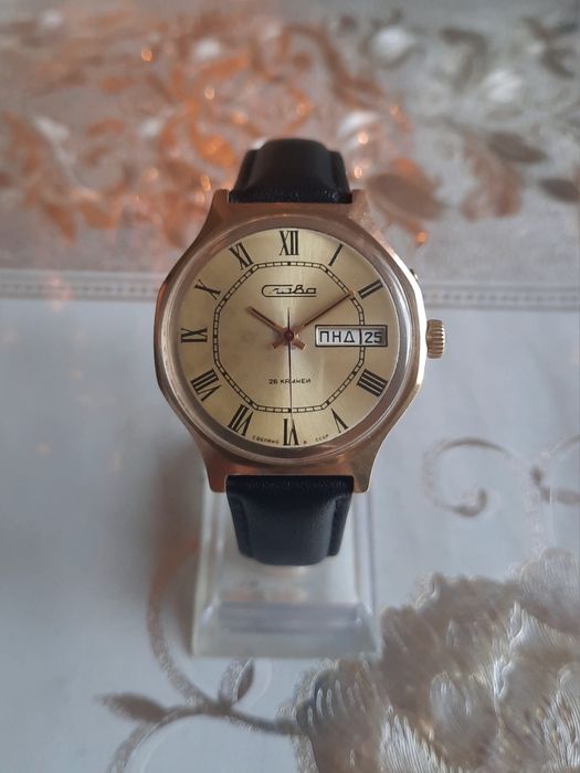 Позолоченные часы Слава-Ау1