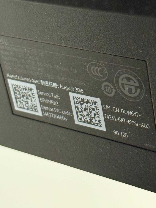 Monitor Dell 24" P2417H, Full HD, IPS - Ideal pentru birou / WFH