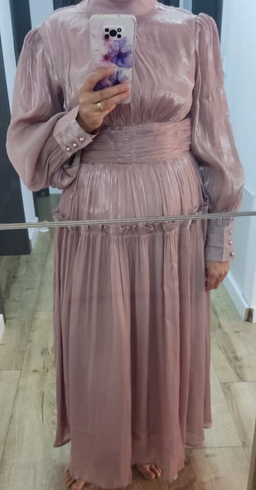 Rochie eleganta mărimea s roz mov nouă Cu eticheta