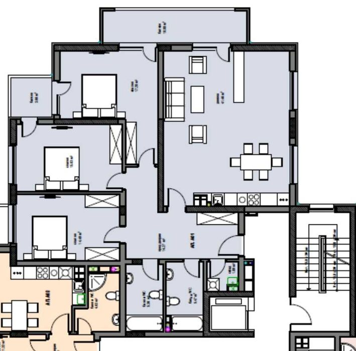Продава се Четиристаен апартамент в София, Малинова долина - 181 кв.м за 1955 €/кв.м - Снимка #2