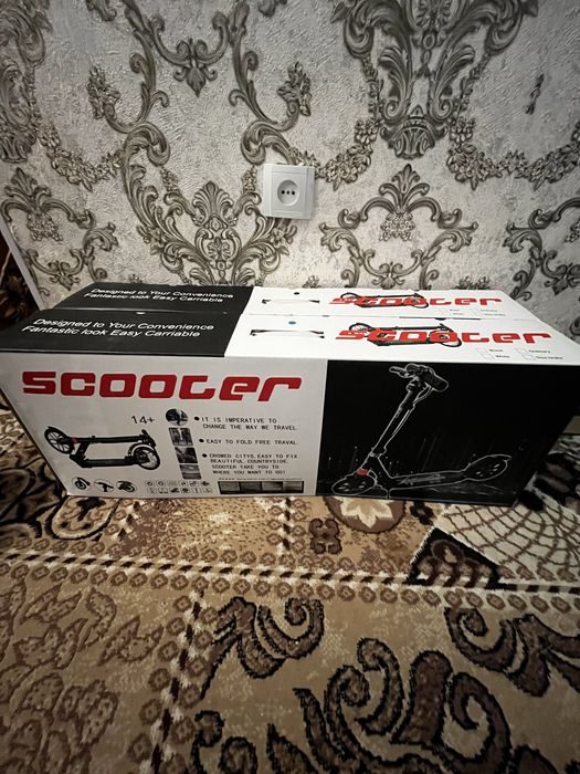 Самокат SCOOTER Дисковые тормоза 100 кг