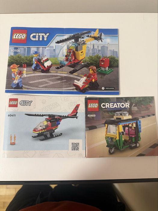 Lego 60100 , 60411 , 40469