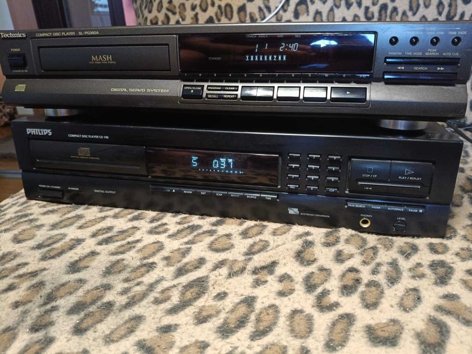Philips CD 740, Technics SL-PG 360 cd playere