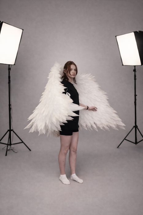 Крылья ангела карнавальные крылья белые крылья купидона