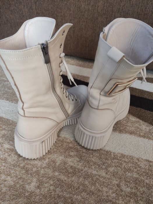 Дамски обувки 38н естествена кожа, зимни