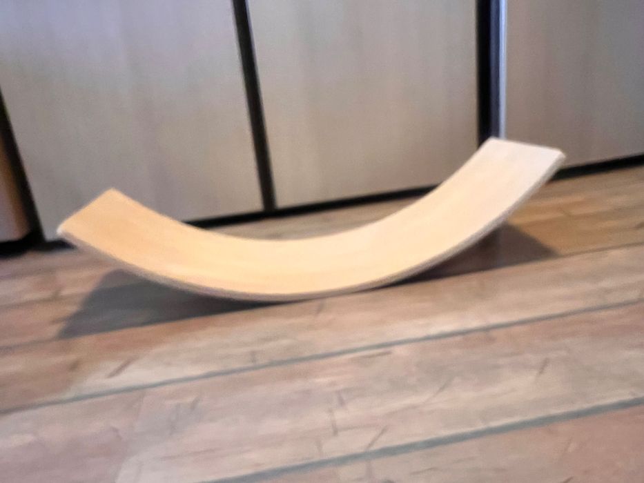 Дървена баланс дъска монтесори 90см