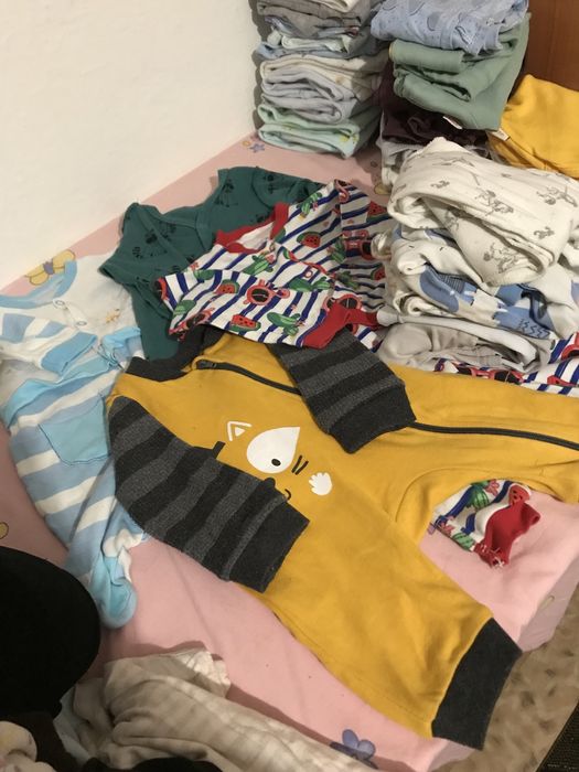 Детская одежда 0-6мес 47шт