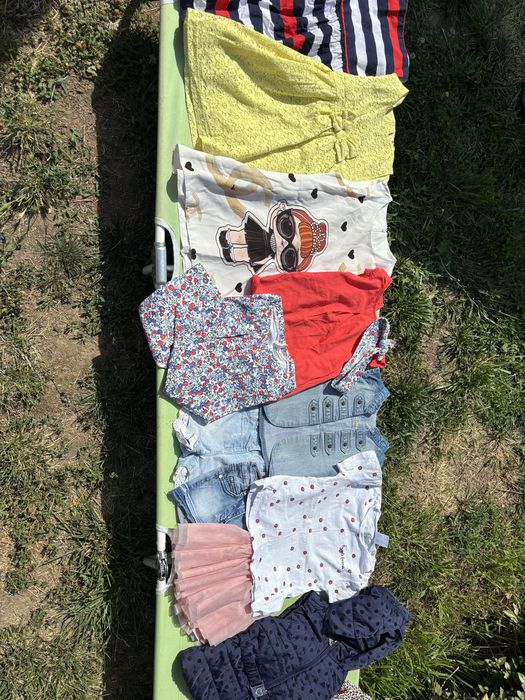 Лот с летни дрешки на LC Waikiki, Zara, HM, GAP за момиче на около 2 години