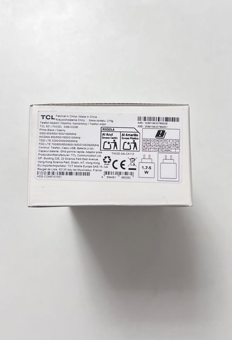 Telefon TCL 501 SIGILAT Negru