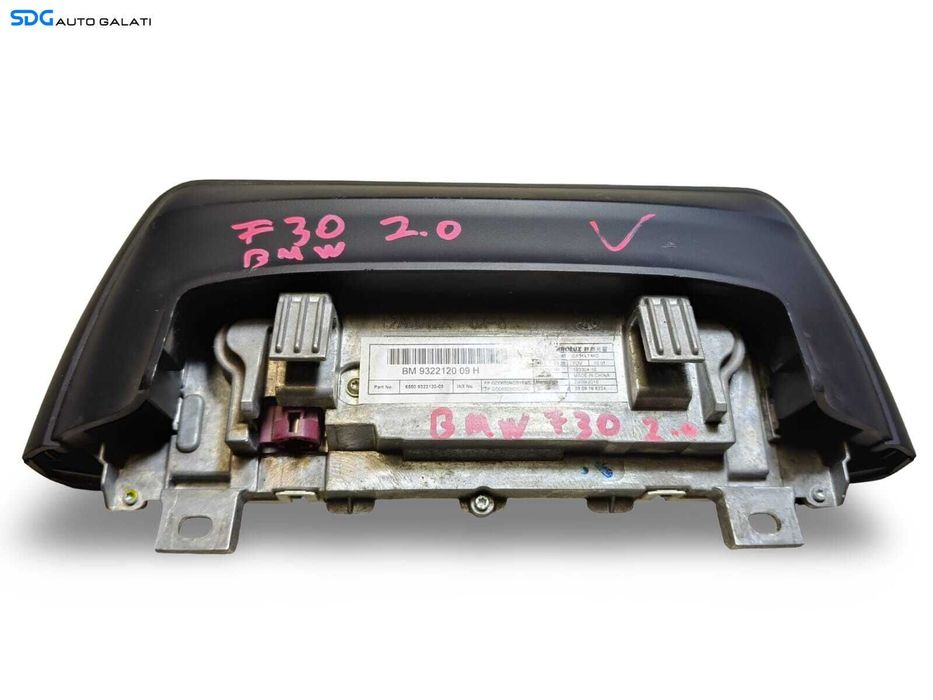 Display Ecran Navigatie Mica BMW Seria 3 F30 F31 F32 F33 F34 F35 2011 - 2019 Cod 9322120 [LS0654]