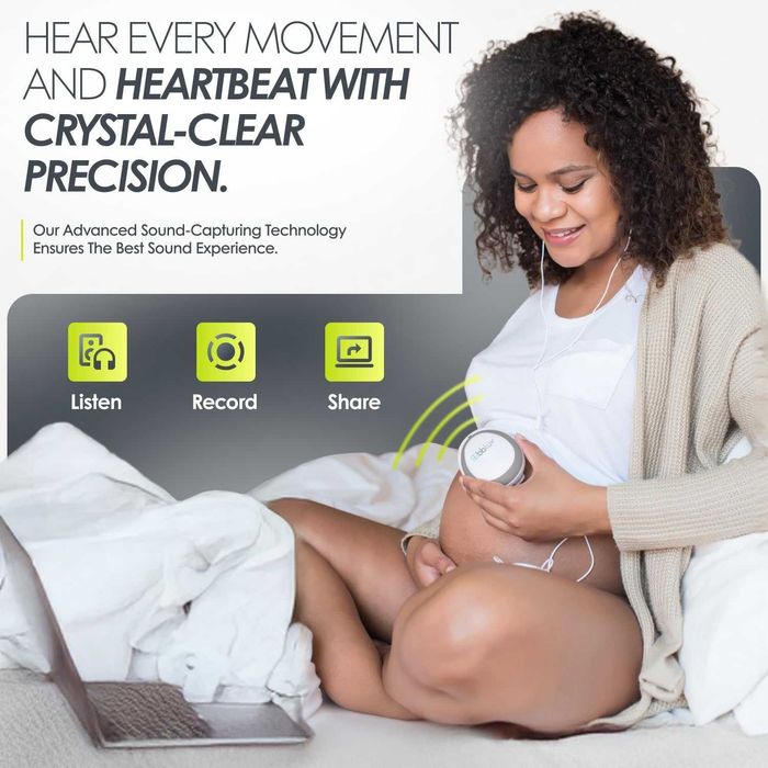 Безжичен фетален доплер със слушалки