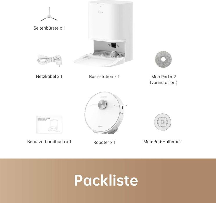 Прахосмукачка робот Dreame L10 Prime 4000Pa 3D картографиране WiFi/APP